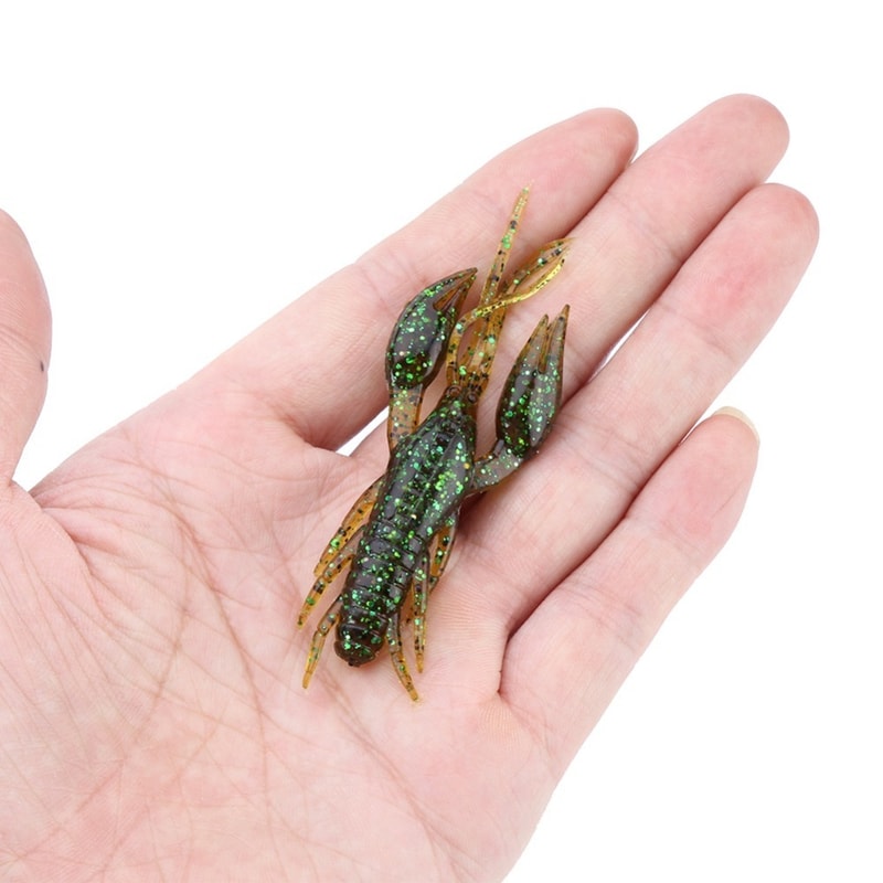 Artificial Crawfish Bait, Lifelike Crawfish Lures for Saltwater Fishing