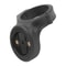 Black Fixed Mount Bike Rear Light Holder for Garmin Varia Edge, Seatpost Mount