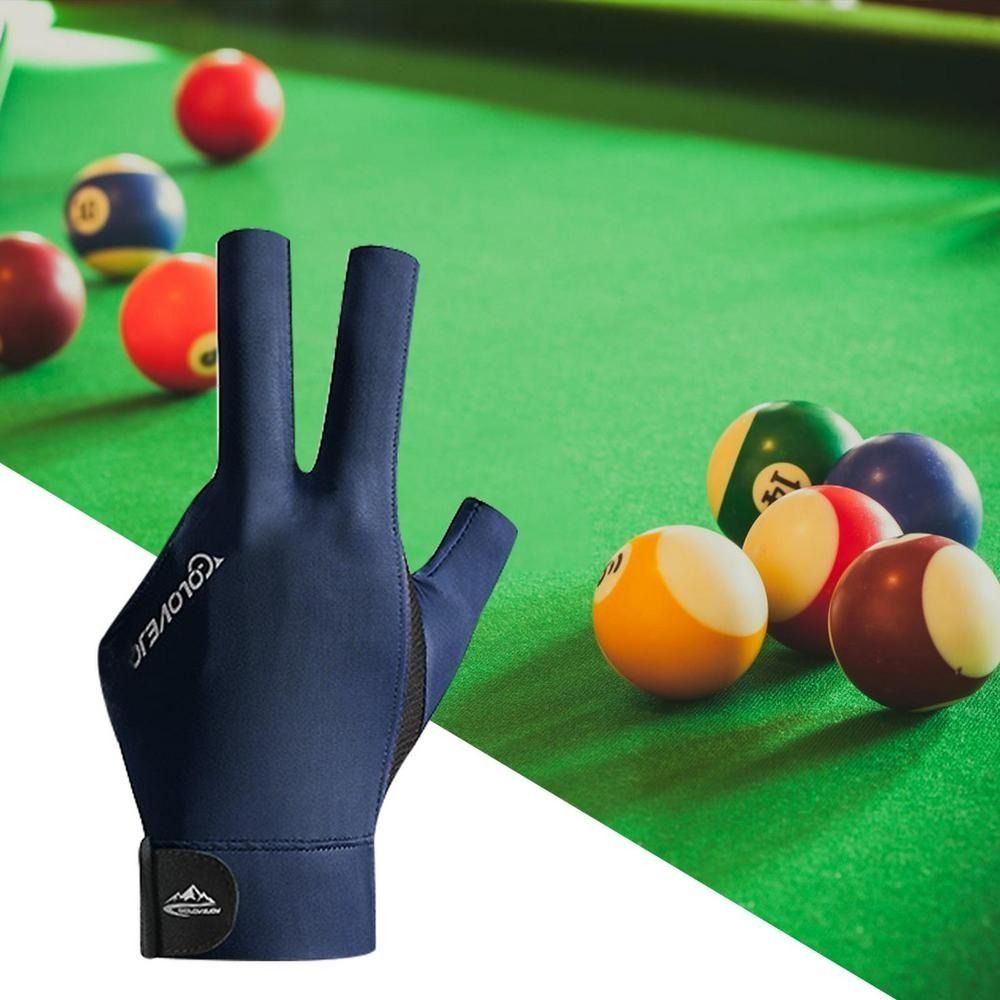 Elasticity Breathable Training Glove Three Fingers Snooker Glove Left Right Hand Anti Skid Billiard 3