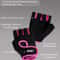 Elastic Compression Half Finger Cycling Gloves Black Grey Pink Cotton Polyester Finger Brace For Gy 3