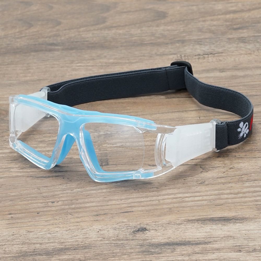 Impact Resistance Outdoors Eye Protective Sports Glasses, Adjustable Safety Goggles, Optical Frame for Cycling