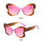 Trendy Gradient Ladies Party Eyewear, Cute Colorful Butterfly Sunglasses, Stylish Women Cat Eye Shades