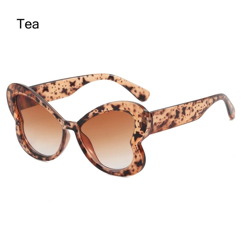 Trendy Gradient Ladies Party Eyewear, Cute Colorful Butterfly Sunglasses, Stylish Women Cat Eye Shades