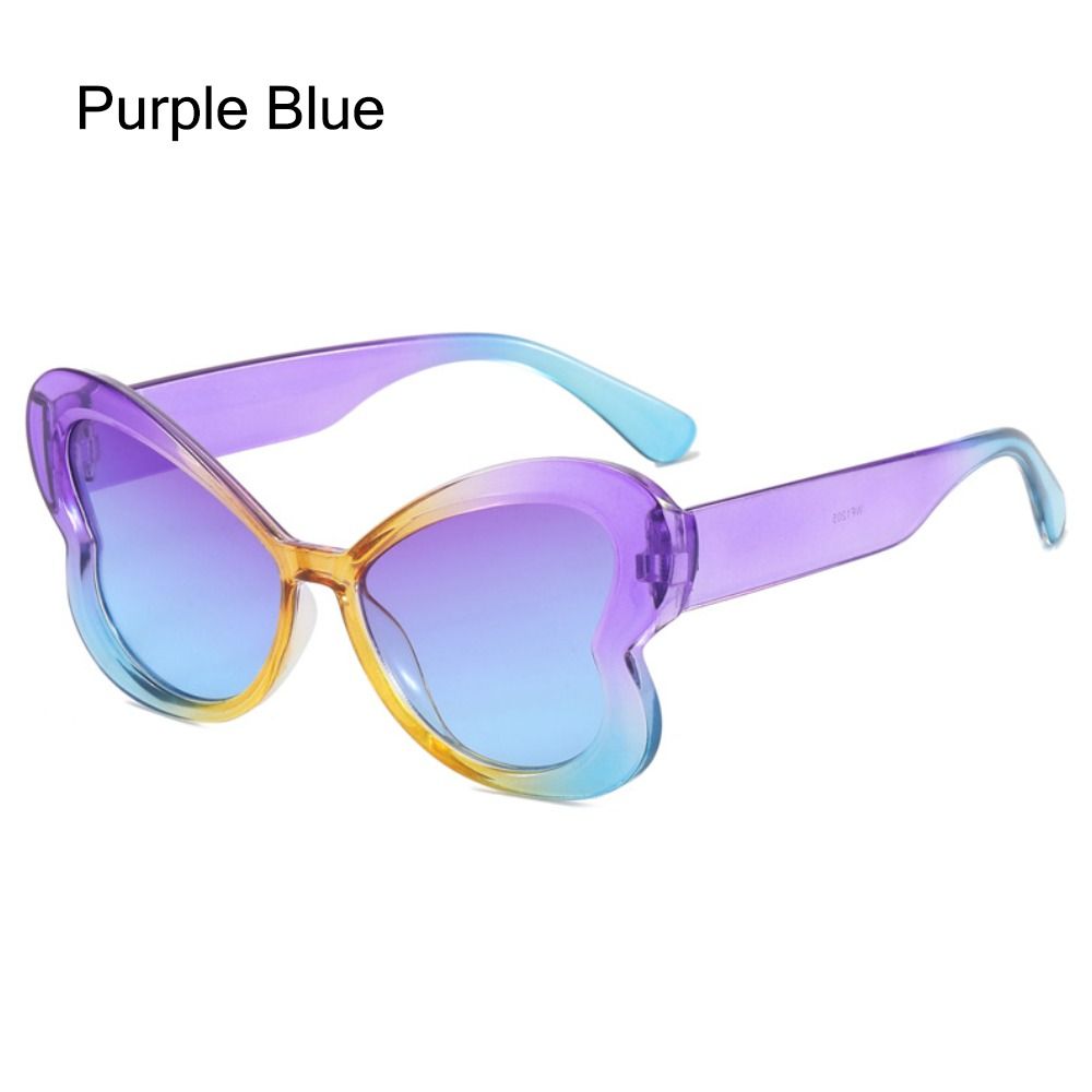 Trendy Gradient Ladies Party Eyewear, Cute Colorful Butterfly Sunglasses, Stylish Women Cat Eye Shades