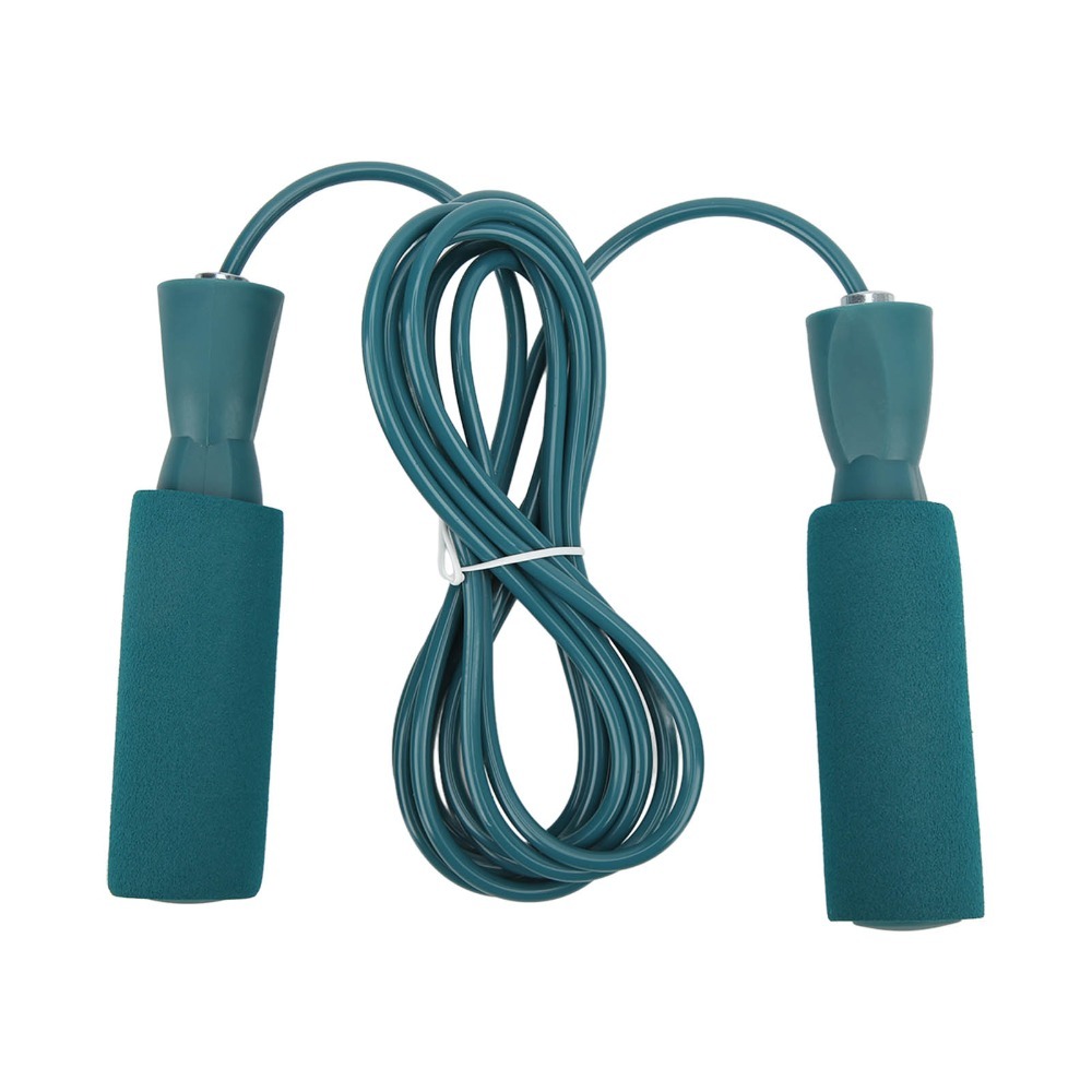 Steel Wire Speed Jumping Rope with Double Bearings and Comfortable Foam Handles for Effective Weighted Workouts