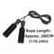Steel Wire Speed Jumping Rope with Double Bearings and Comfortable Foam Handles for Effective Weighted Workouts