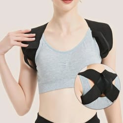open shoulder spine support belt, adjustable adult corrective clavicle and humpback prevention