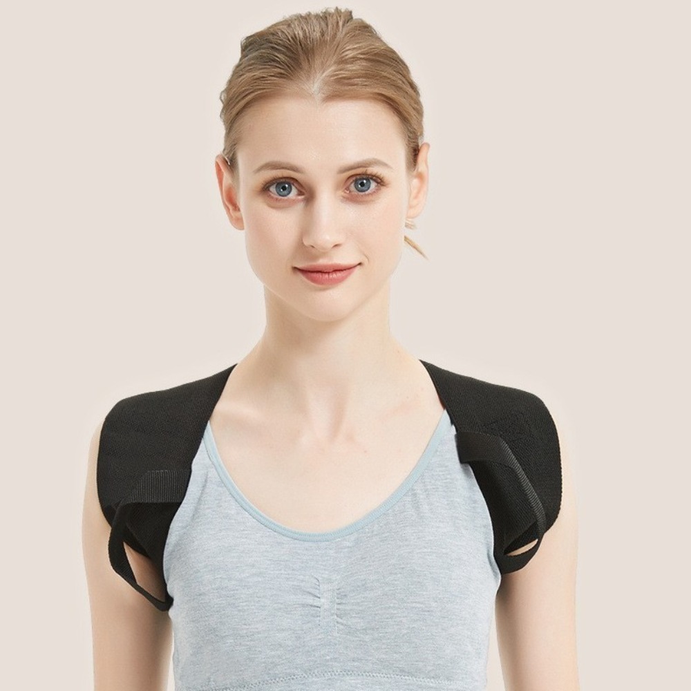 Open Shoulder Spine Support Belt, Adjustable Adult Corrective Clavicle and Humpback Prevention