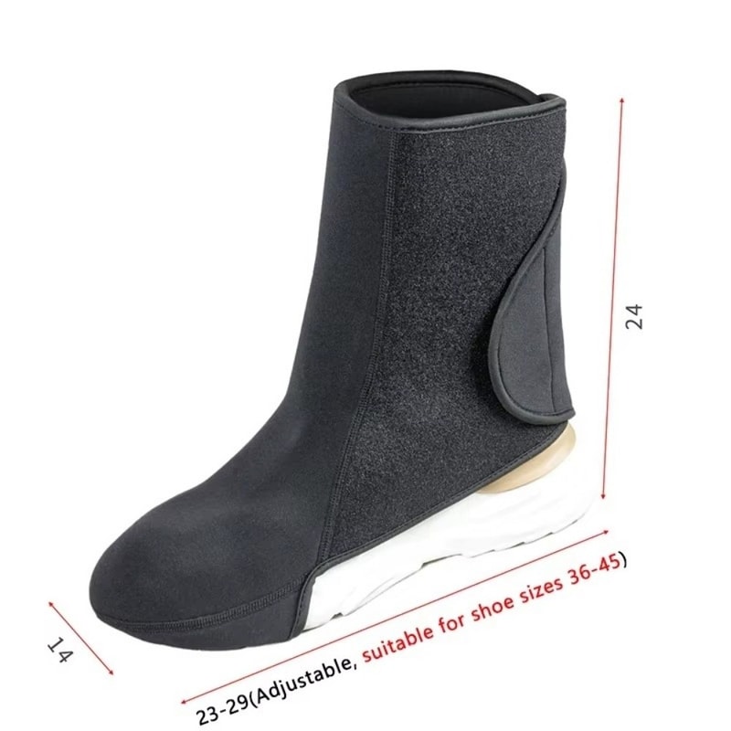 Waterproof Winter Ankle Protector, Windproof Sports Foot Gear, Low Gaiter for Motorcycle Riding and Skiing