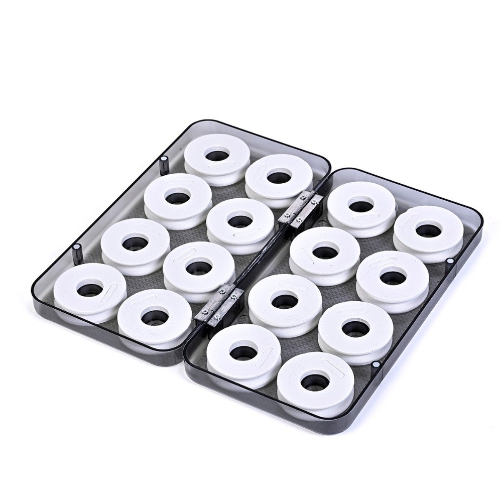 Fishing Tackle Box, ABS Foam Spools Line Board, Lure Hook Rig Shaft Storage