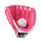 Synthetic Leather Baseball Glove Blue Mitt Rose Red Brown Black Catcher Gloves For Practice 3