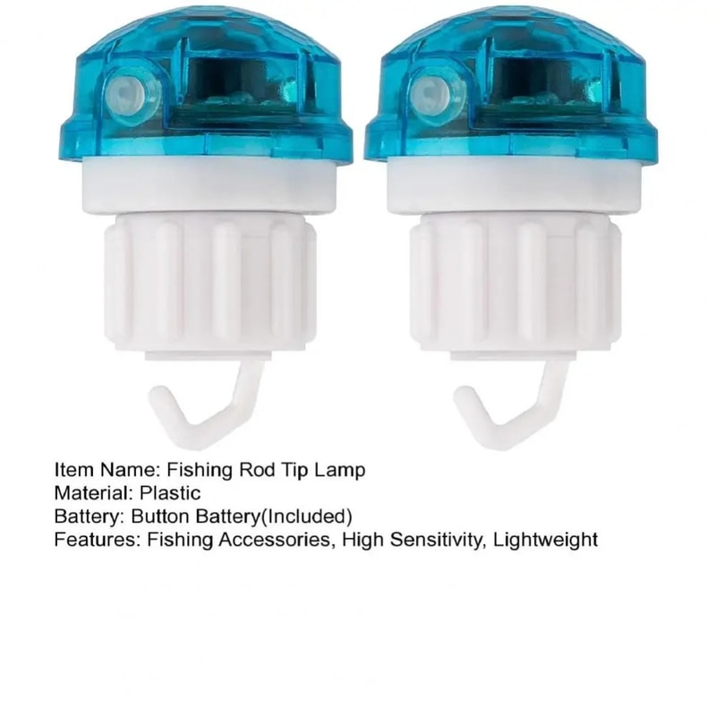 High Sensitive Fishing Alarm Bell, LED Light Indicator, Fish Bite Alarm Buzzer for Fishing Rod