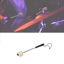 marching bass drum stick mallet with rope, timpani metal drum sticks, professional musical instrument accessories