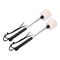 Marching Bass Drum Stick Mallet with Rope, Timpani Metal Drum Sticks, Professional Musical Instrument Accessories