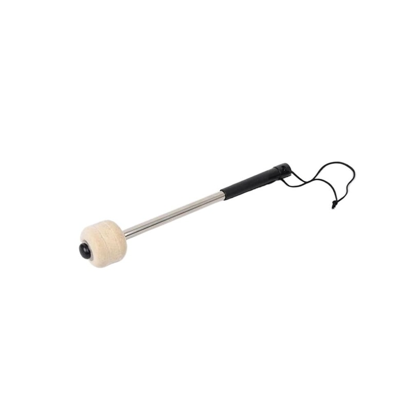 Marching Bass Drum Stick Mallet with Rope, Timpani Metal Drum Sticks, Professional Musical Instrument Accessories