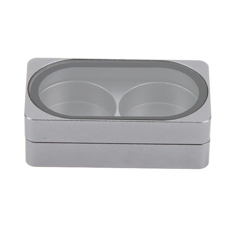 Portable Holes Pool Stick Tips Box, Holes Cue Tip Container for Billiards Players