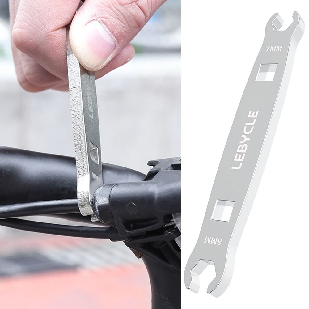 Portable High Hardness Open Steel Bicycle Repair Wrench, Oil Pipe Screw Wrench