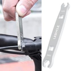 portable high hardness open steel bicycle repair wrench, oil pipe screw wrench