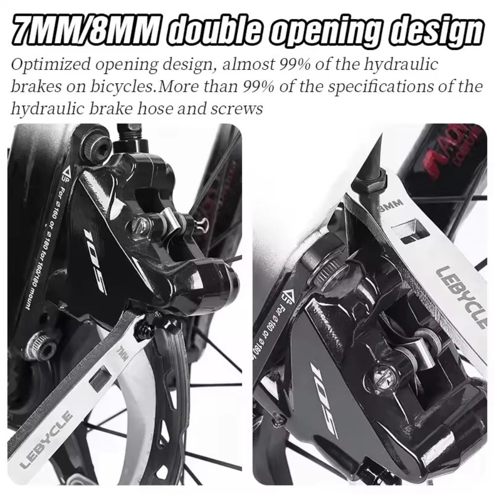 Portable High Hardness Open Steel Bicycle Repair Wrench, Oil Pipe Screw Wrench