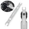 Portable High Hardness Open Steel Bicycle Repair Wrench, Oil Pipe Screw Wrench