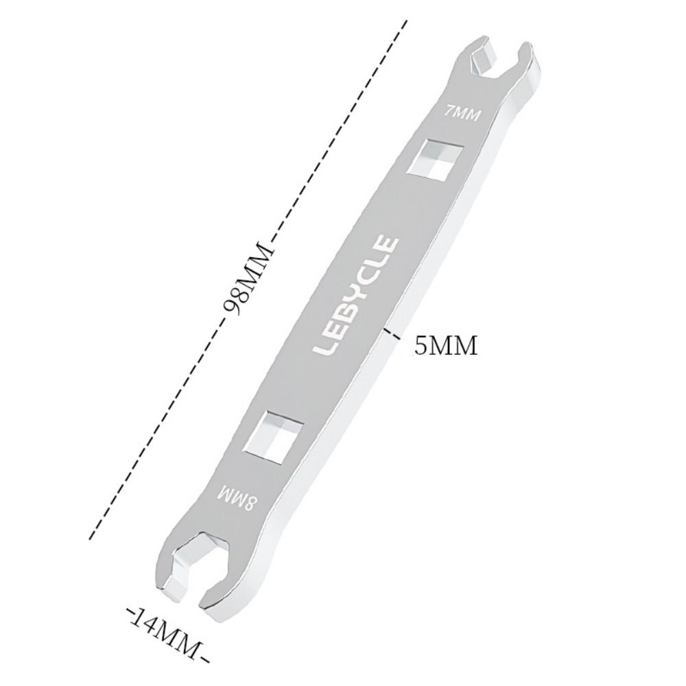 Portable High Hardness Open Steel Bicycle Repair Wrench, Oil Pipe Screw Wrench