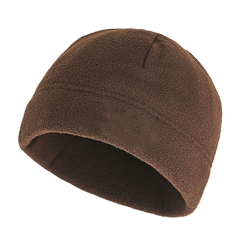 Slouchy Warm Winter Polar Fleece Beanie Hat, Soft Windproof Cycling Cap for Men and Women, Running Beanie