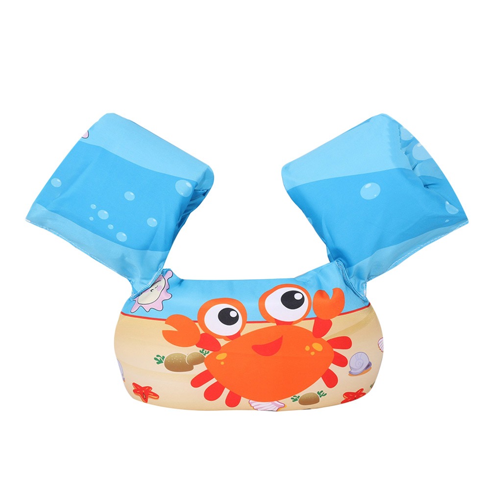 Cute Summer Cartoon Kids Swimming Ring Tube, Breathable Adjustable Swim Armbands, Water Play Floats
