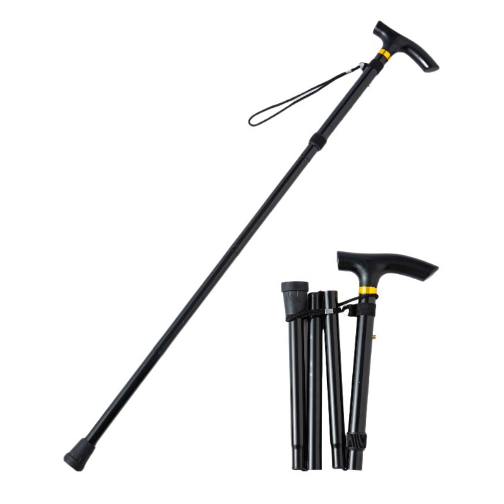 Portable Adjustable Folding Cane Strengthen Walking Cane For Adults Elderly 7