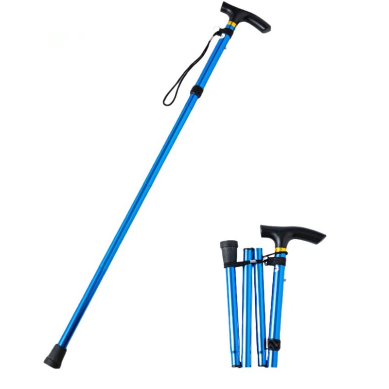 Portable Adjustable Folding Cane Strengthen Walking Cane For Adults Elderly 8