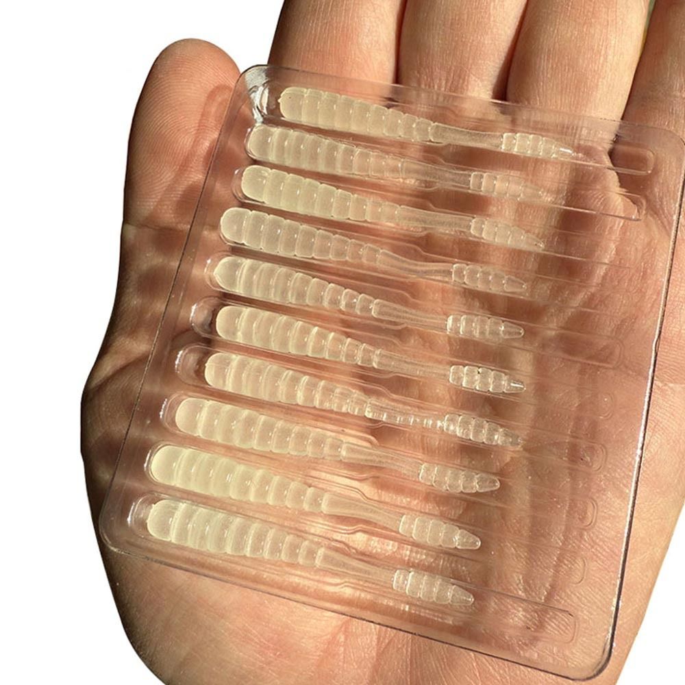 Mini Fishing Lures, Worm Bait Smell, Micro Soft Bait for Rockfishing