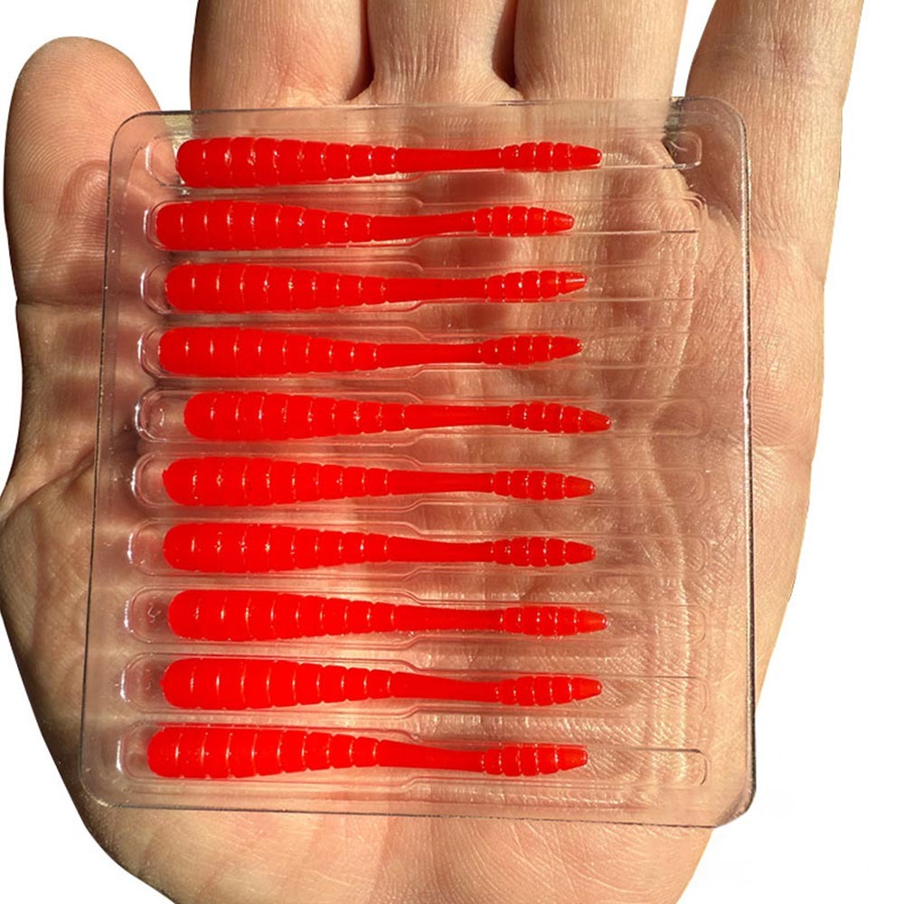 Mini Fishing Lures, Worm Bait Smell, Micro Soft Bait for Rockfishing