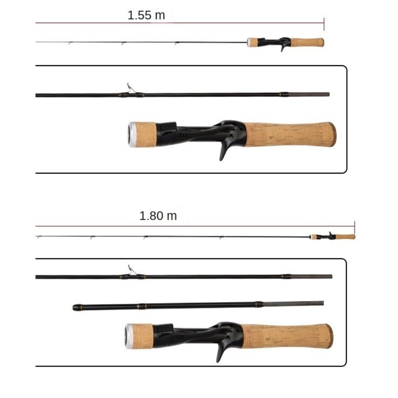 Retractable Ice Fishing Rod Spinning Pen Pole, Portable Winter Fishing Rod