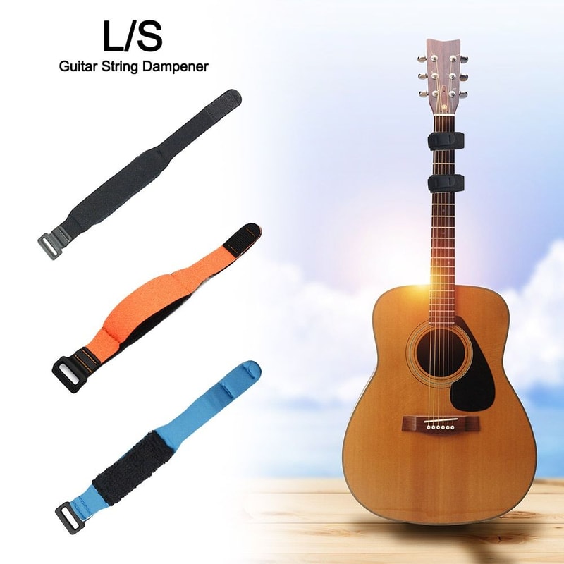 Musical Guitar String Mute, Adjustable Guitar Wrap, Noise Guitar String Dampener