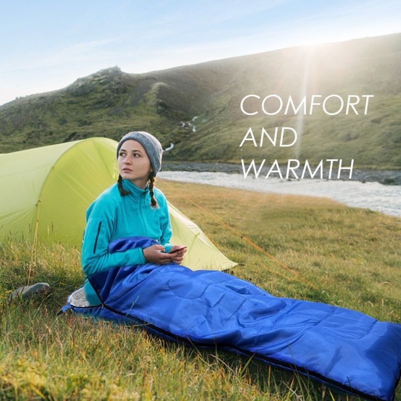 Lightweight Single Envelope Sleeping Bag, High Quality Portable Waterproof Camping Outdoor Travel Bag
