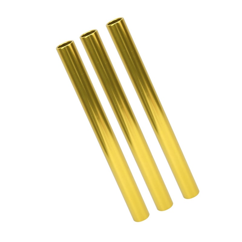 Durable Sprint Relay Baton, Aluminum Alloy Track and Field Baton, Lightweight Electroplating Baton