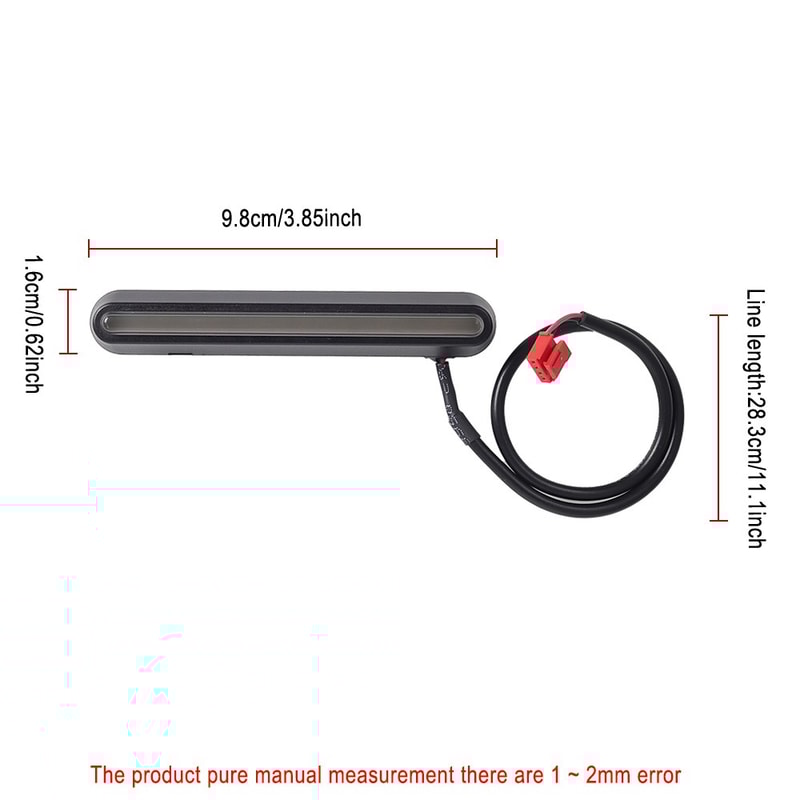 Electric Scooter Light for Segway, Plastic Front Headlight Position Light LED, Easy Installation Running Lamp