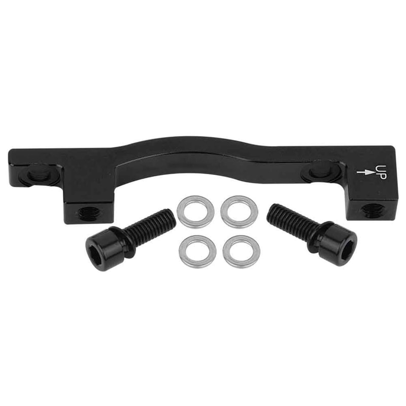 Aluminum Alloy Bicycle Disc Brake Mount Adapter, Accessories with Bolts for Gear Parts