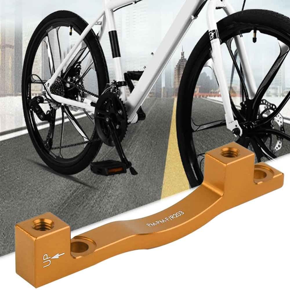 Aluminum Alloy Bicycle Disc Brake Mount Adapter, Accessories with Bolts for Gear Parts