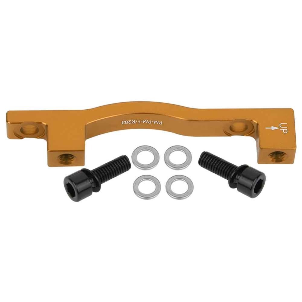 Aluminum Alloy Bicycle Disc Brake Mount Adapter, Accessories with Bolts for Gear Parts
