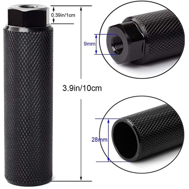 Lightweight Aluminum Alloy Bicycle Foot Pegs, Durable Anti-Slip Cycling Accessories