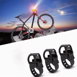 multifunction plastic bike light clamp, degree rotation bike light holder