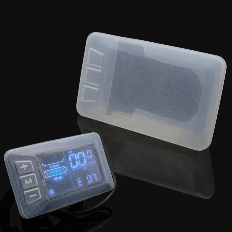 Waterproof Silicone Ebike Display Cover, Anti-Scratch Bike Computer, Rainproof Dustproof Screen Protector