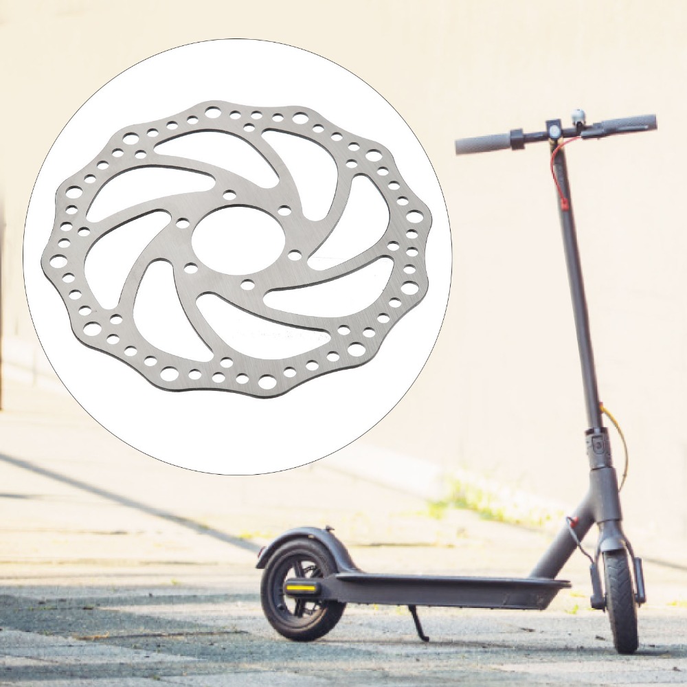 Electric Scooter Disc Brake Rotor, Durable Stainless Steel Bolt Pattern Disc Brake Rotor for Road Bikes Cycling