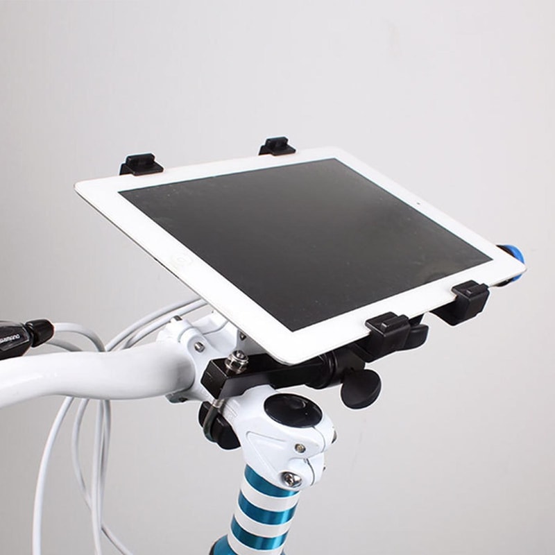 Adjustable Height Bike Tablet Holder Mount, Stable Bicycle Stand for Tablets