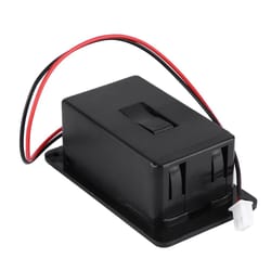 black battery case cover, box pickup connector battery compartment