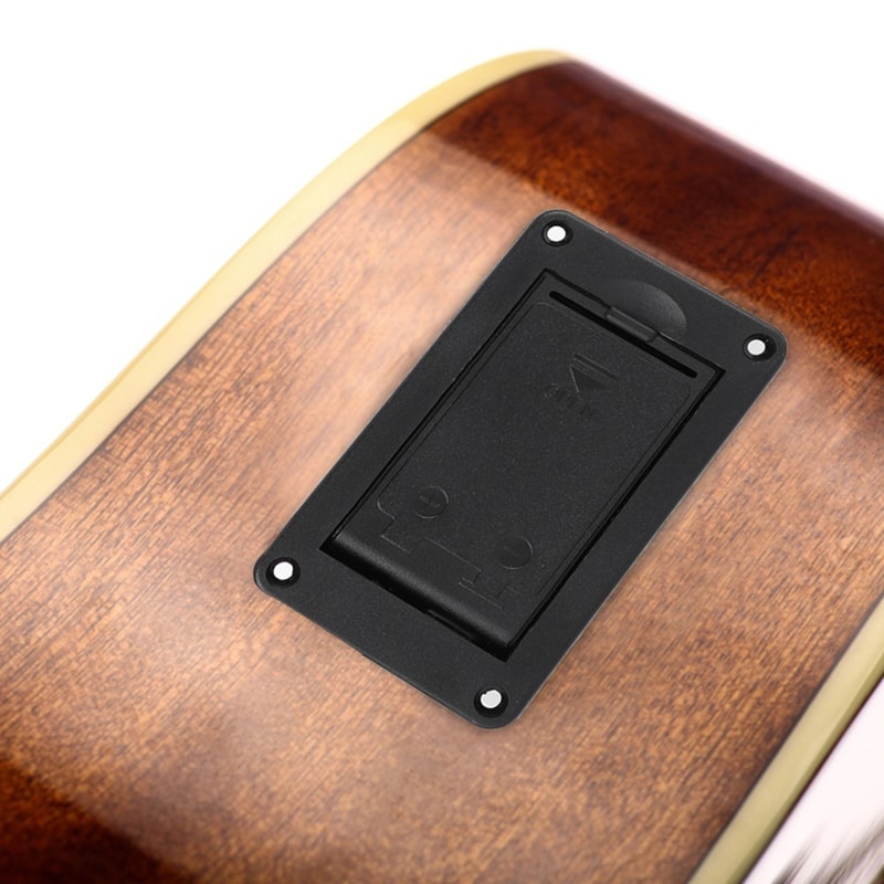 Black Battery Case Cover, Box Pickup Connector Battery Compartment