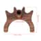 Billiards Cue Stick Accessory, High Fork Walnut Wood, Wooden Pool Cue Bridge Head