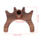 Billiards Cue Stick Accessory, High Fork Walnut Wood, Wooden Pool Cue Bridge Head