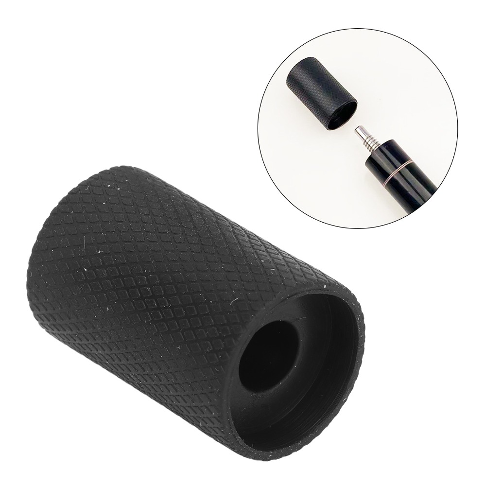 Pool Cue Joint Protector, TPU Replaceable Cover, Vibration Reduction, Easy to Install, Cue End Protector