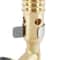Portable Brass Kitchen Torch with Adjustable Flame, Brass Butane Torch Head, Electronic Ignition, Refillable Handheld